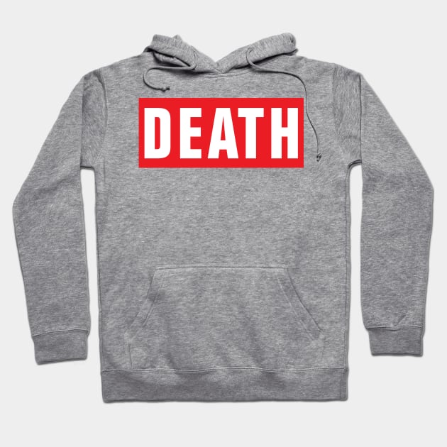 Death Magazine Hoodie by Nick Quintero